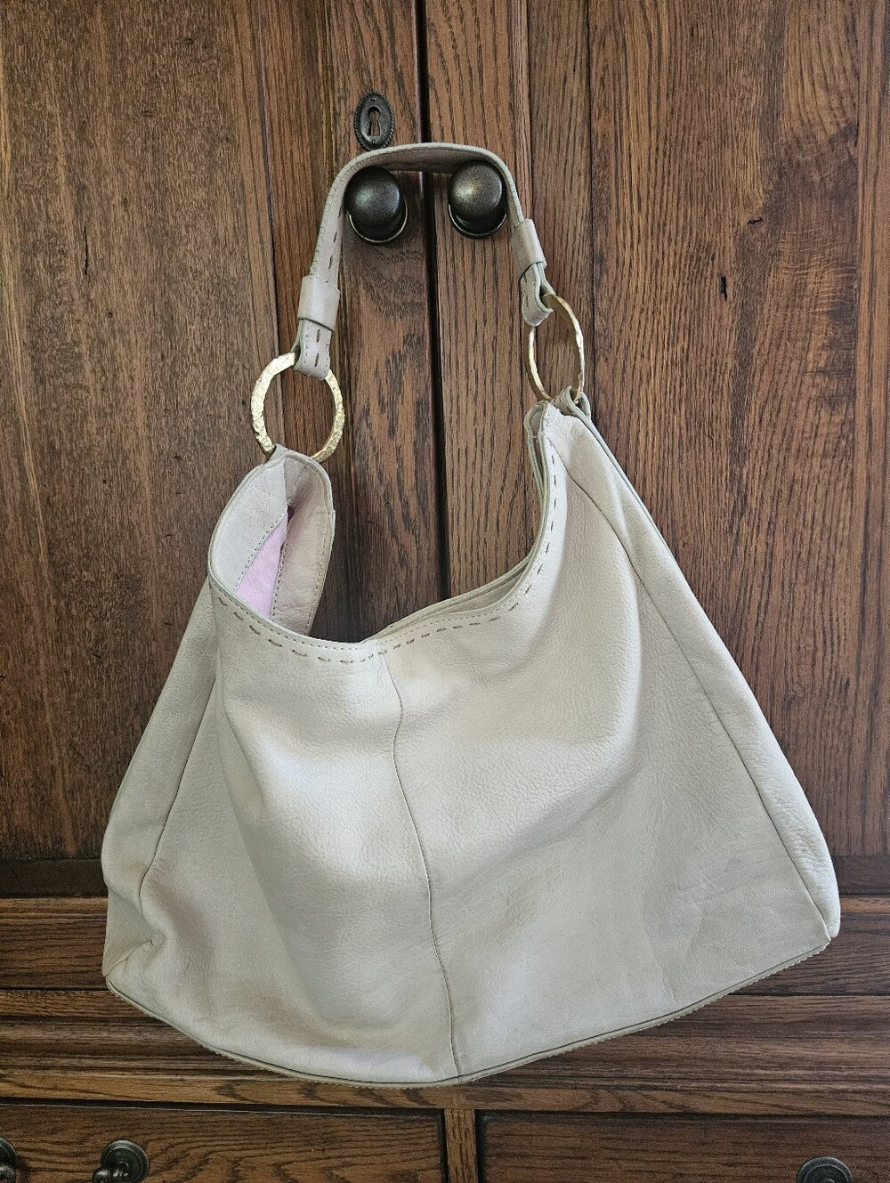 Sigrid Olsen Buttery Leather Hobo Bag 17"x10"